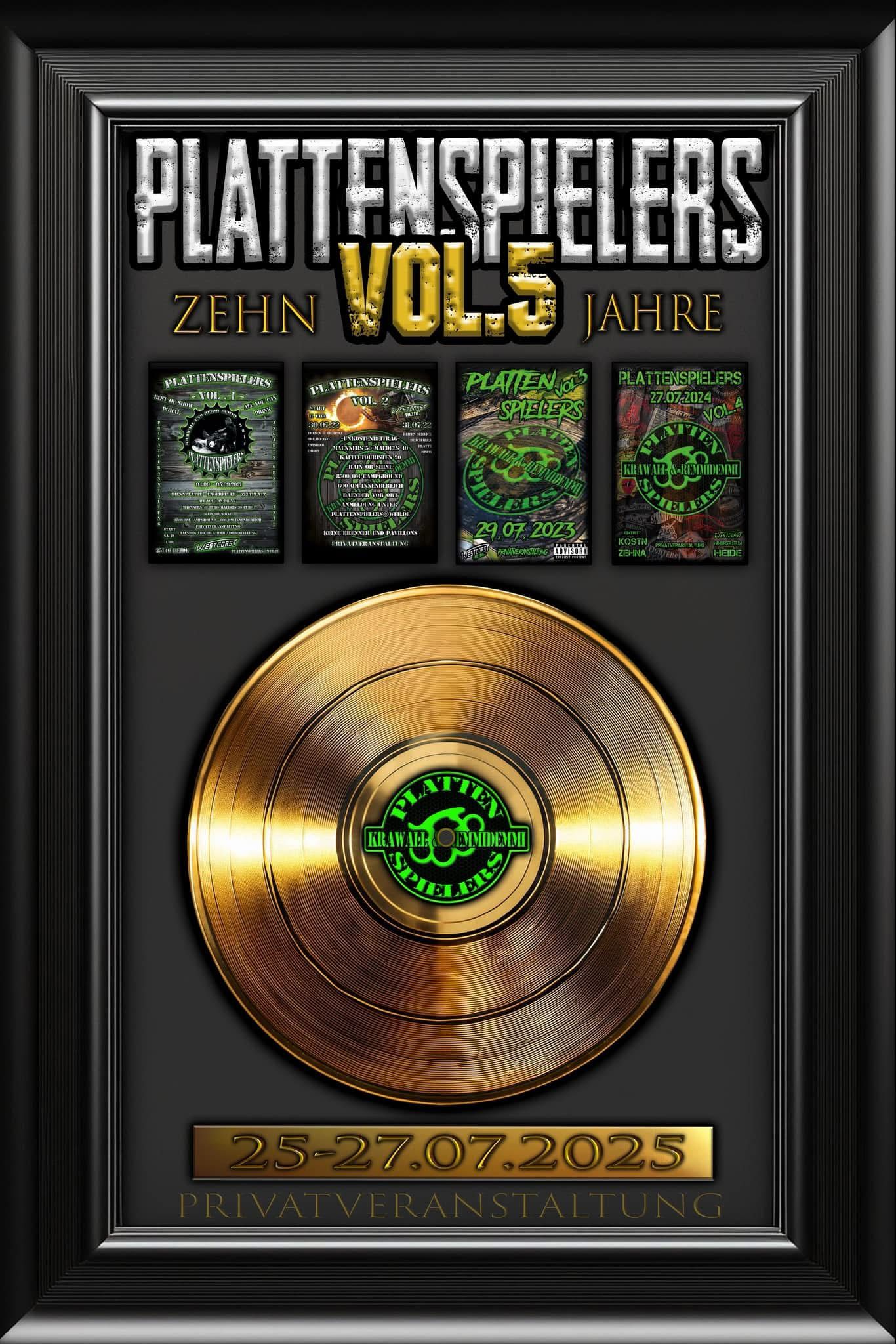 Plattenspielers Zehn Jahre