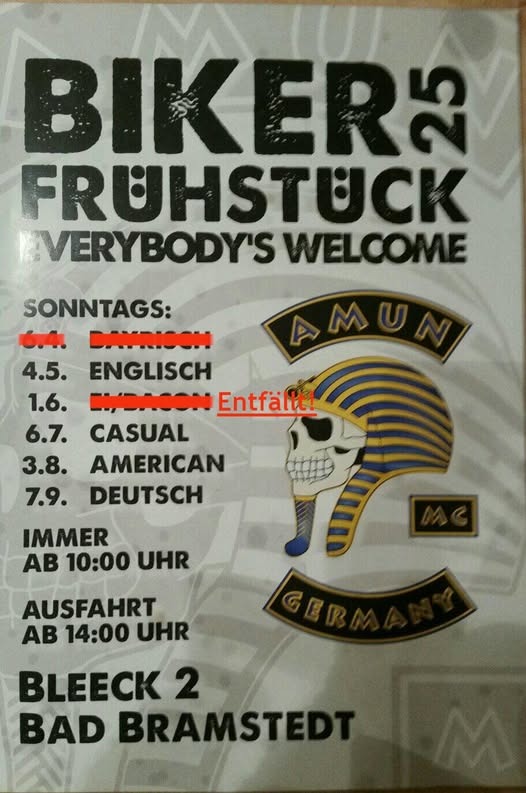 Biker Frühstück (AMUN MC)