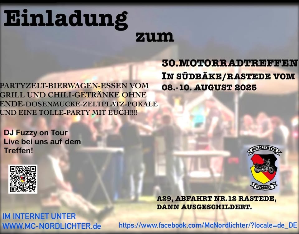 MC Nordlichter 30. Motorradtreffen