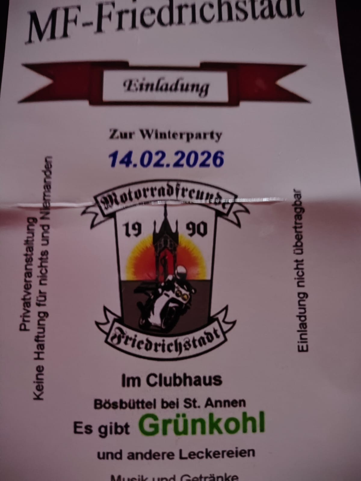 MF Friedrichstadt Grünkohl essen