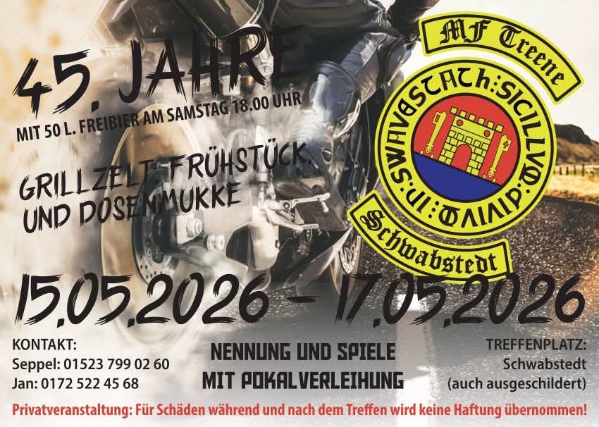 MF Treene 45 Jahre