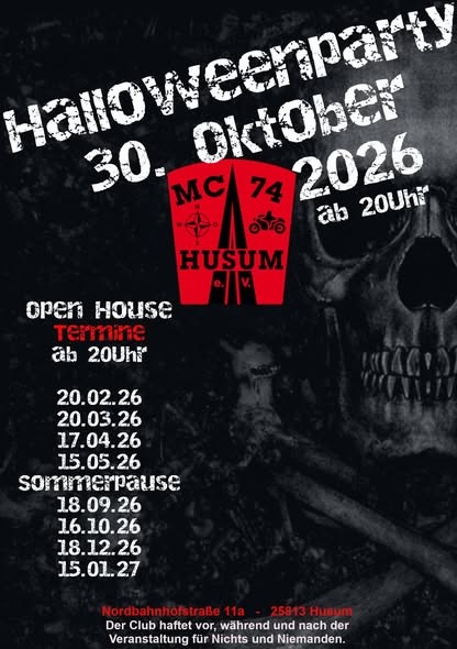 Mc Husum 74 Halloweenparty
