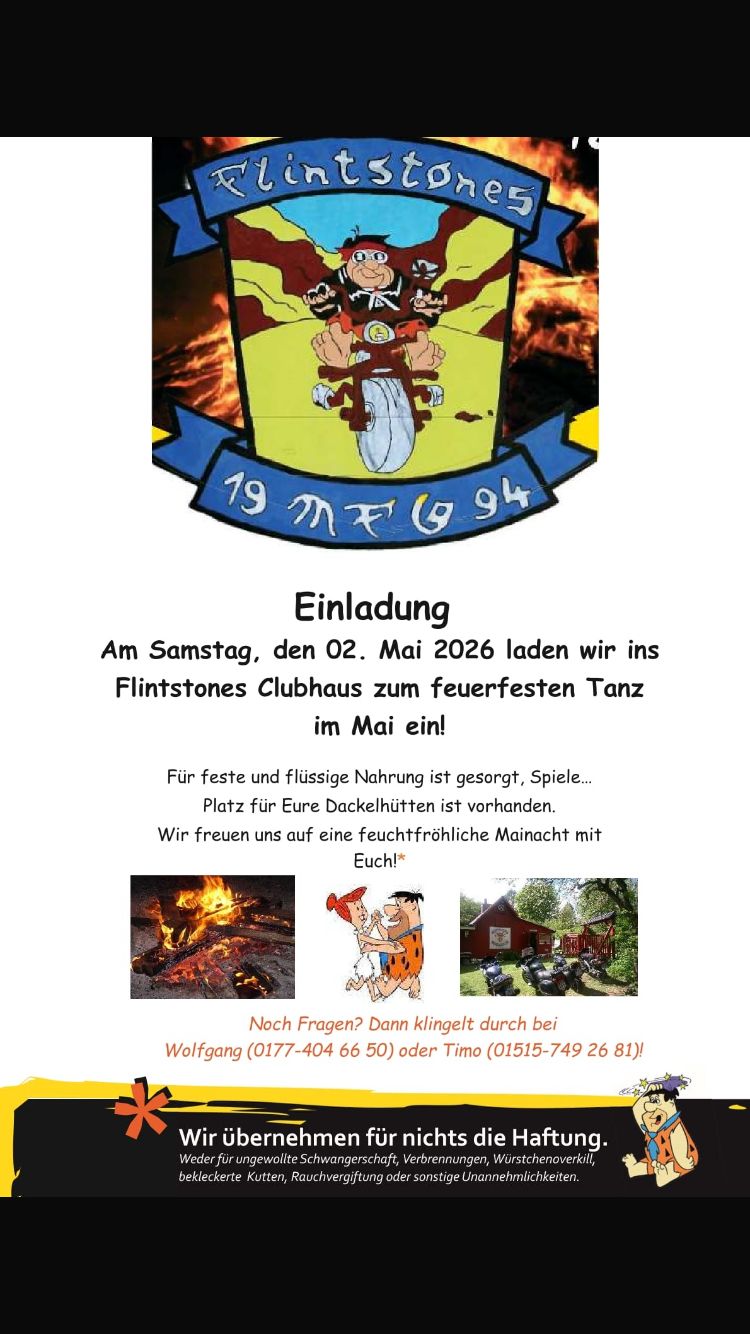 MFG Flintstones Tanz in den Mai