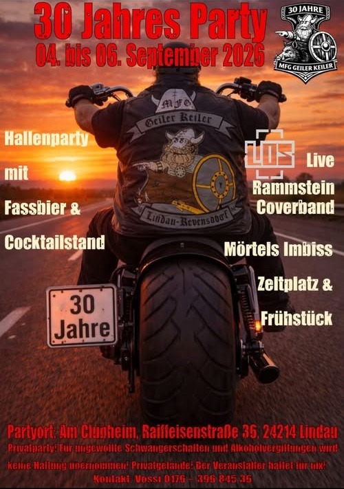 30 Jahre MFG Geiler Keiler
