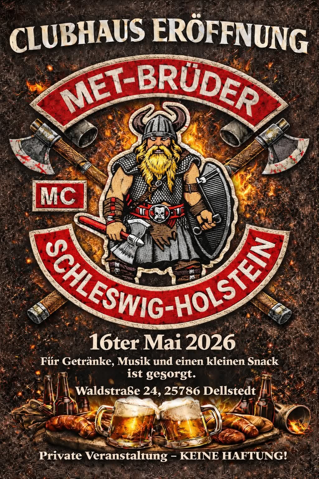 Clubhaus Eröffnung MC Met Brüder