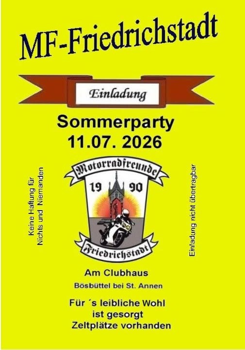 Mf Friedrichstadt Sommerparty