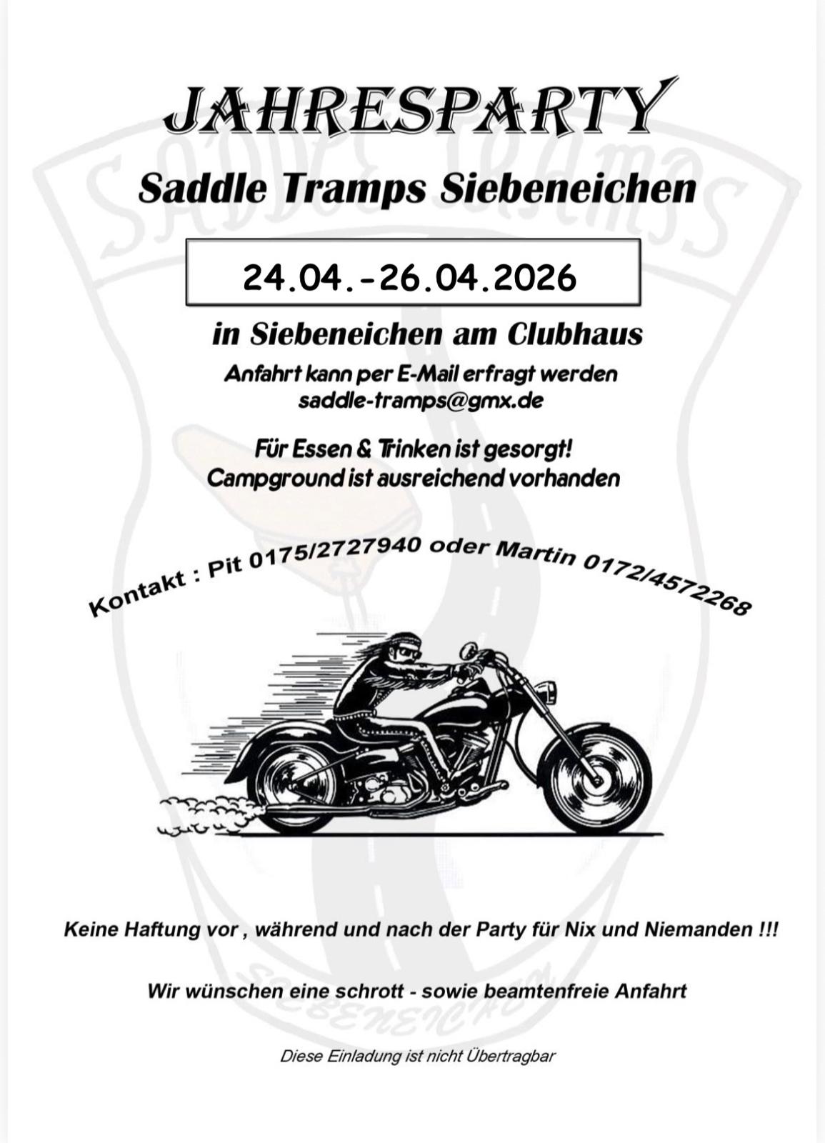 Saddle Tramps Siebeneichen Jahrenparty