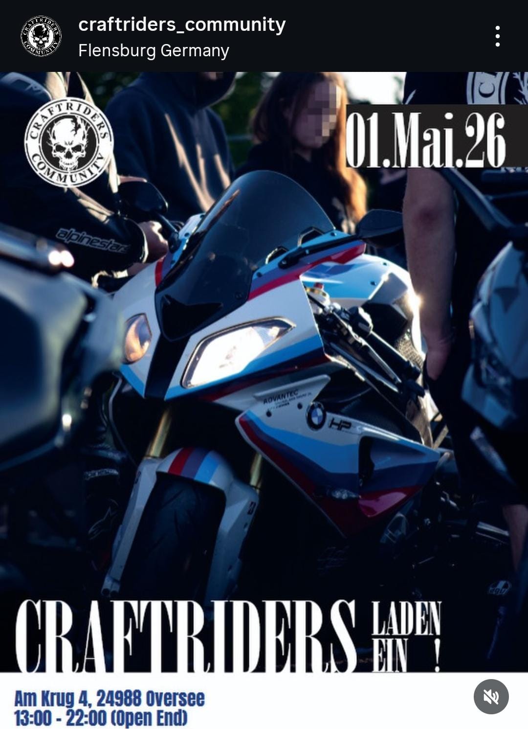 Craftriders läd ein