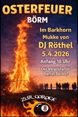Osterfeuer Mc Börm